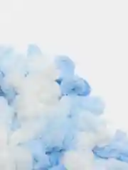 Небесно-голубой пряжа Alize Puffy Color, петельки большие, 100 г, 9 м