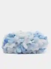 Небесно-голубой пряжа Alize Puffy Color, петельки большие, 100 г, 9 м