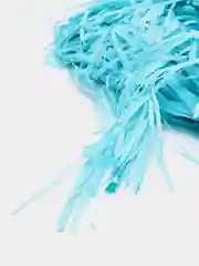 Бирюзовый бумажный наполнитель (стружка) из тишью для заполнения подарочных коробок, 8 цветов