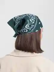 Лесной зеленый бандана с принтом