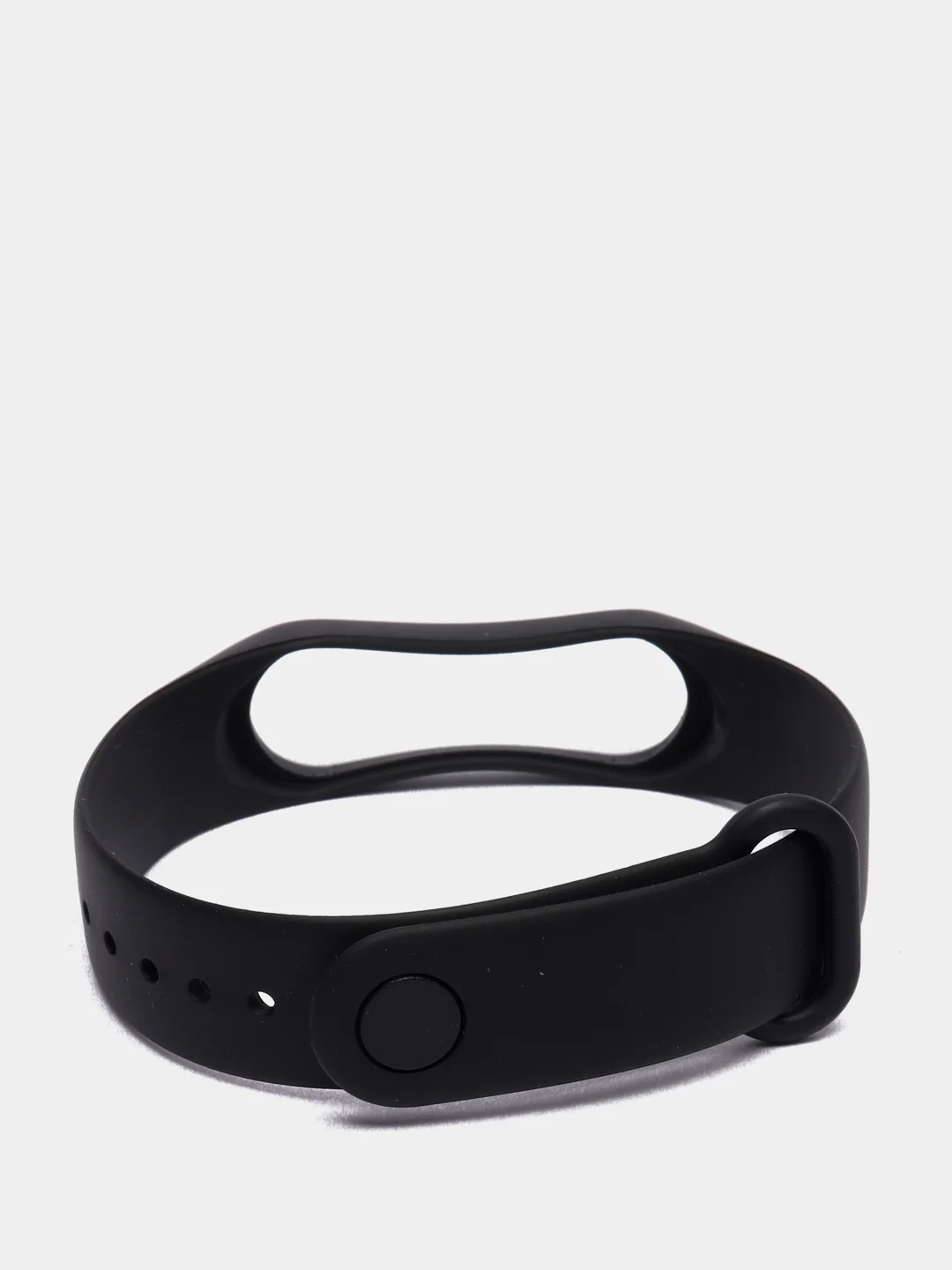 Черный силиконовый ремешок для фитнес-браслетов Xiaomi Mi Band 3/4