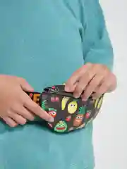 Черный поясная сумка детская весёлые фрукты