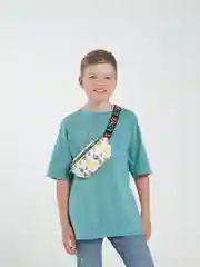 Белый поясная сумка детская весёлые фрукты