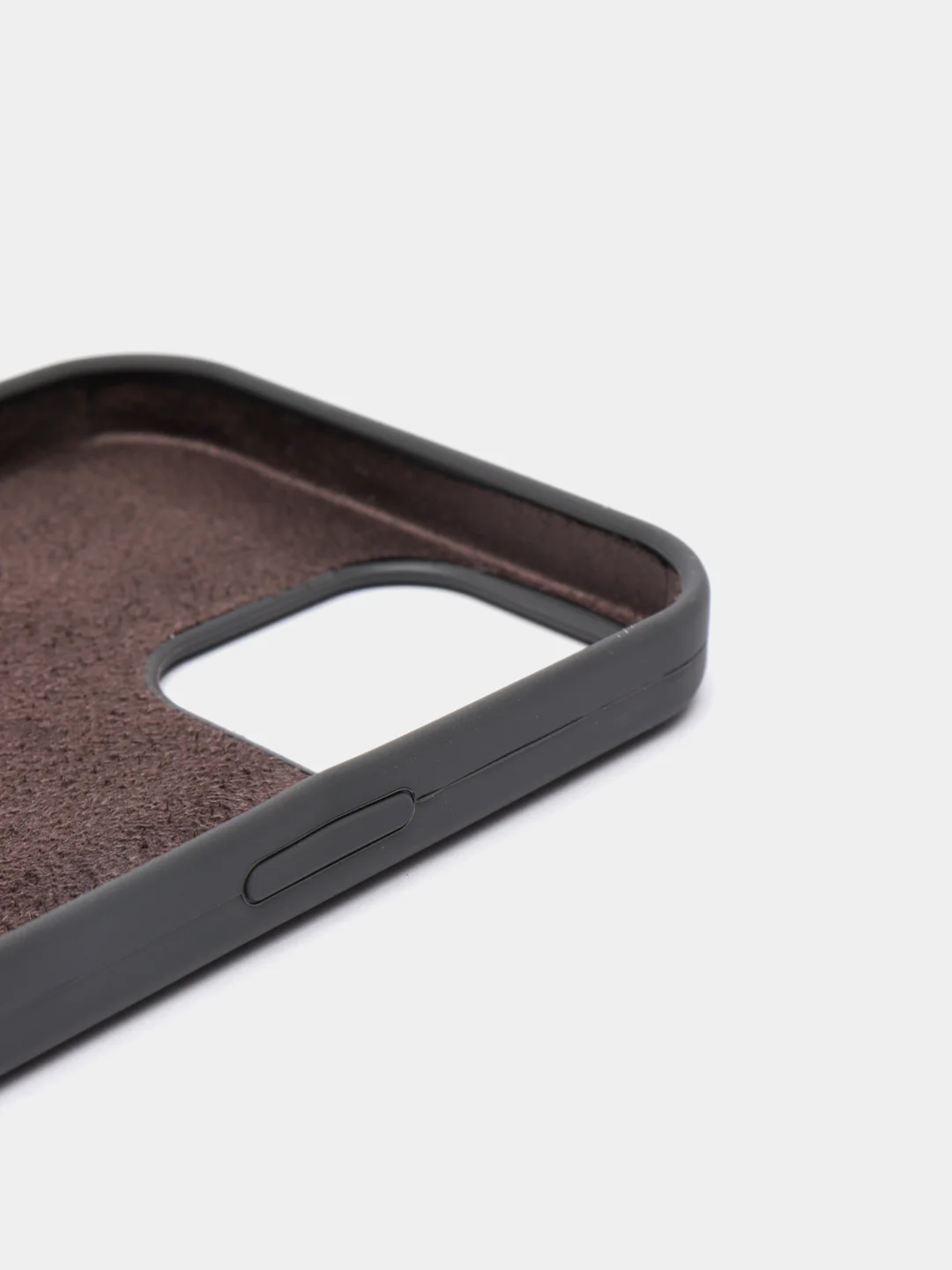 Угольный чехол для iPhone 12 Pro Max 6.7" Silicone Case закрытый низ с логотипом