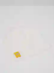 Белый шапка для малышей, однослойная, весенняя