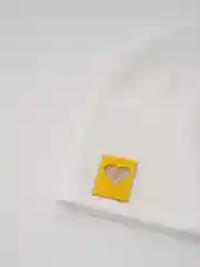 Белый шапка для малышей, однослойная, весенняя