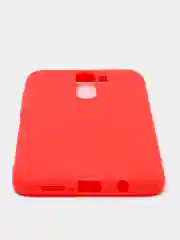 Красный чехол для Xiaomi Redmi Note 8 Pro силиконовый, матовый, однотонный