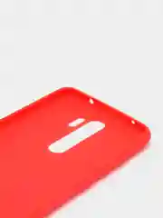 Красный чехол для Xiaomi Redmi Note 8 Pro силиконовый, матовый, однотонный