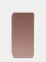 Розовый чехол-книжка для Xiaomi Redmi Note 10 с защитой камеры