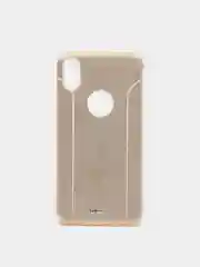 Золотой чехол-накладка для iPhone Xs Max "Cherry II New Design"