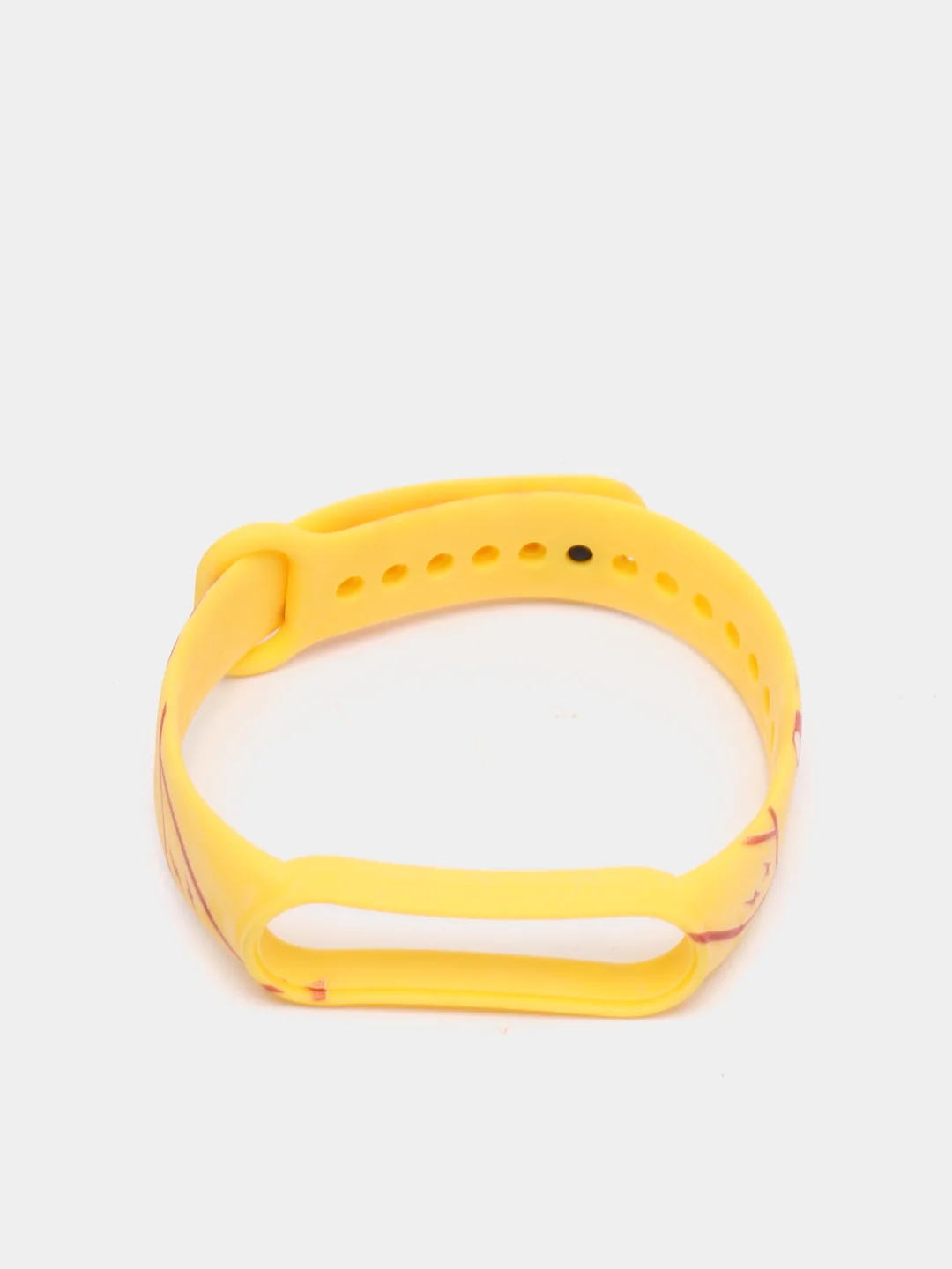 Золотой силиконовый ремешок с принтом для Xiaomi Mi Band 7 / 3 / 4 / 5 / 6