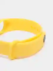 Золотой ремешок силиконовый для браслета Xiaomi Mi Band 3, 4