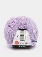 Фиолетовый пряжа YarnArt Jeans, 55% Хлопок, 45% Акрил, 50 г, 160 м  (часть1) Ярн Арт Джинс