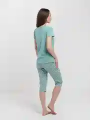 Зеленый пижама женская