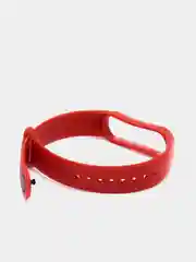 Красный силиконовый ремешок для фитнес-браслета Xiaomi Mi Band 5 (Ми Бэнд 5)/Mi Band 6 (Ми Бэнд 6)