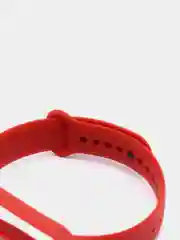 Красный силиконовый ремешок для фитнес-браслета Xiaomi Mi Band 5 (Ми Бэнд 5)/Mi Band 6 (Ми Бэнд 6)