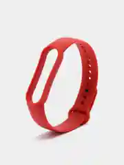 Красный силиконовый ремешок для фитнес-браслета Xiaomi Mi Band 5 (Ми Бэнд 5)/Mi Band 6 (Ми Бэнд 6)