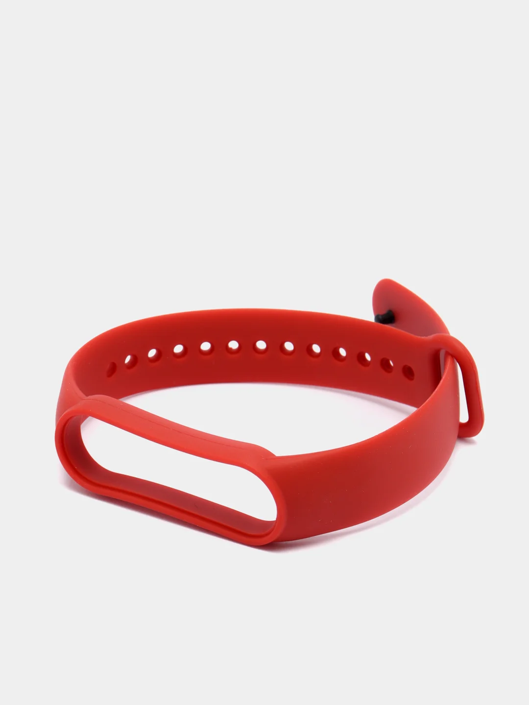 Красный силиконовый ремешок для фитнес-браслета Xiaomi Mi Band 5 (Ми Бэнд 5)/Mi Band 6 (Ми Бэнд 6)