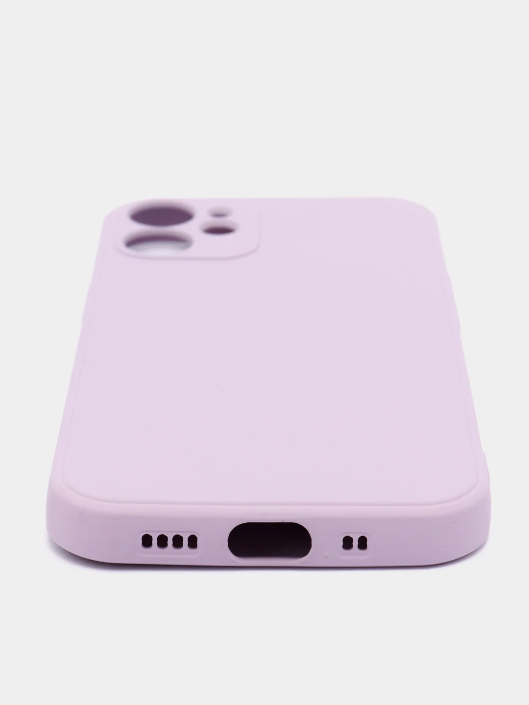 Лавандовый чехол iPhone 11 13 12 Pro Mini силиконовый ( Айфон Про Мини )
