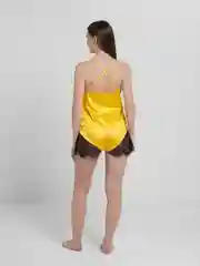 Желтый женская пижама