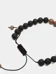 Аметистовый браслет мужской из вулканического камня, браслет из натуральных камней, унисекс