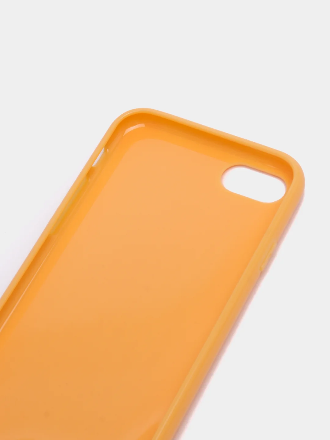 Желтый чехол для Apple iPhone 7, 8, силиконовый, ребристый, 8 цветов