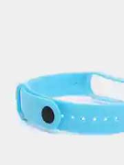Голубой силиконовый ремешок для фитнес браслета Xiaomi Mi Band 5 / Mi Band 6