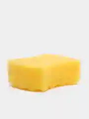 Желтый губка для тела, массажная