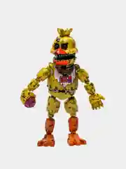 Желтый аниматроник Five Nights at Freddys разборный, с подсветкой, 1 штука