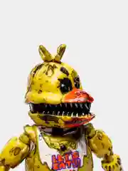 Желтый аниматроник Five Nights at Freddys разборный, с подсветкой, 1 штука