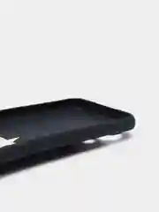 Темно-синий чехол Samsung Galaxy A03 Core силиконовый, с кольцом-держателем