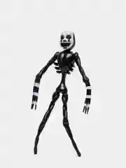Черный аниматроник Five Nights at Freddys разборный, с подсветкой, 1 штука