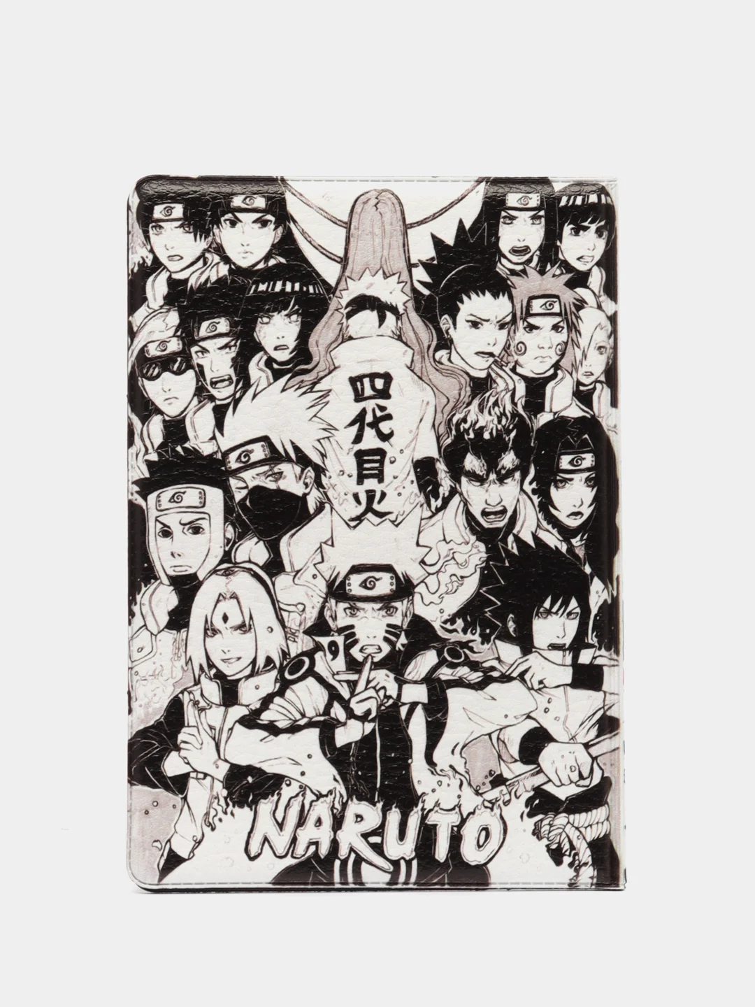 Обложка для паспорта с аниме "Naruto", эко-кожа