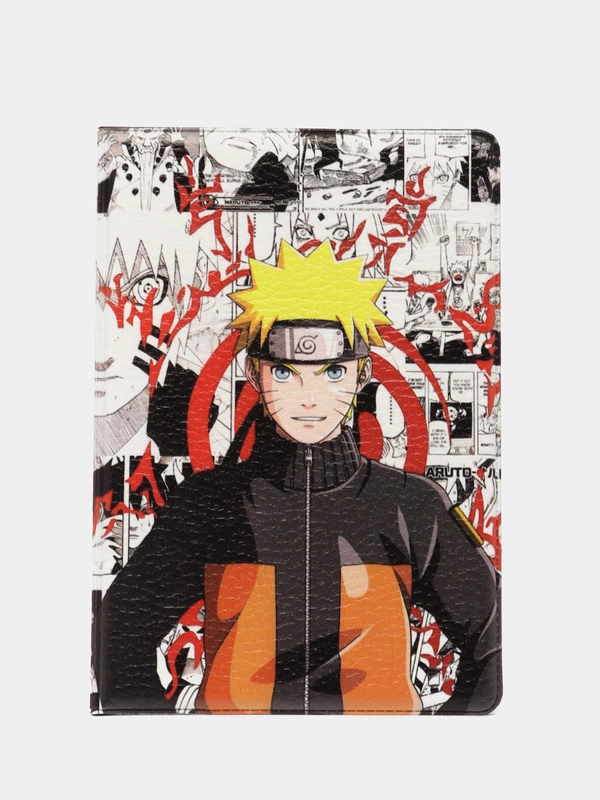 Обложка для паспорта с аниме "Naruto", эко-кожа