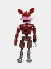 Багровый аниматроник Five Nights at Freddys разборный, с подсветкой, 1 штука