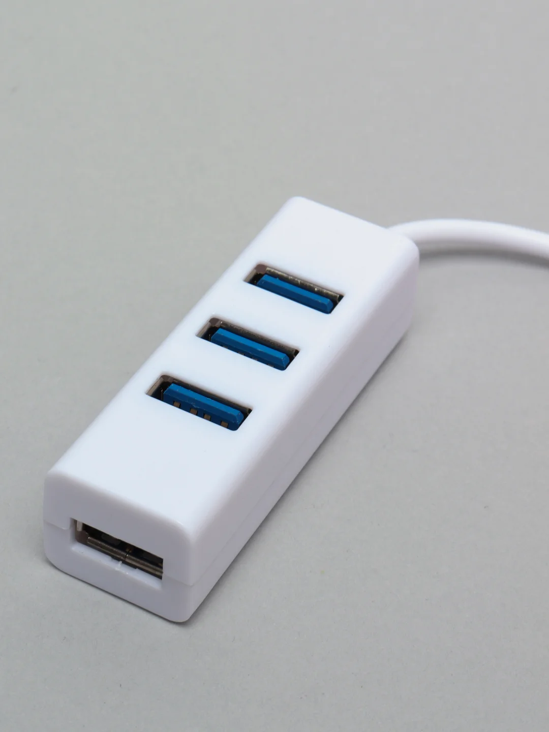 Белый разветвитель USB Hub Type-C 3.1, с 4 портами