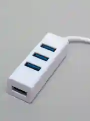 Белый разветвитель USB Hub Type-C 3.1, с 4 портами