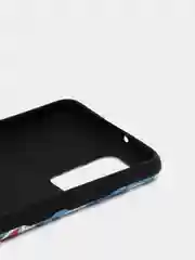 Бирюзовый чехол для Samsung A12, A32, A22, M12, M32 с картинкой / рисунком