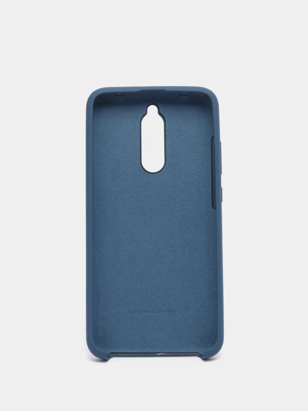 Темно-синий чехол силиконовый Silicone Cover Case для Xiaomi Redmi 8, 8A
