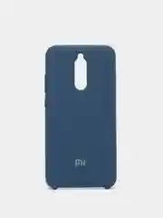 Темно-синий чехол силиконовый Silicone Cover Case для Xiaomi Redmi 8, 8A