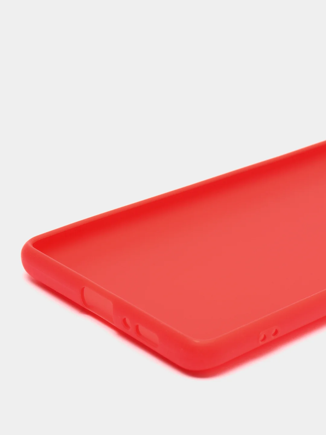 Красный чехол Samsung Galaxy S10 Lite, Самсунг Галакси С10 Лайт, силиконовый, цветной, матовый
