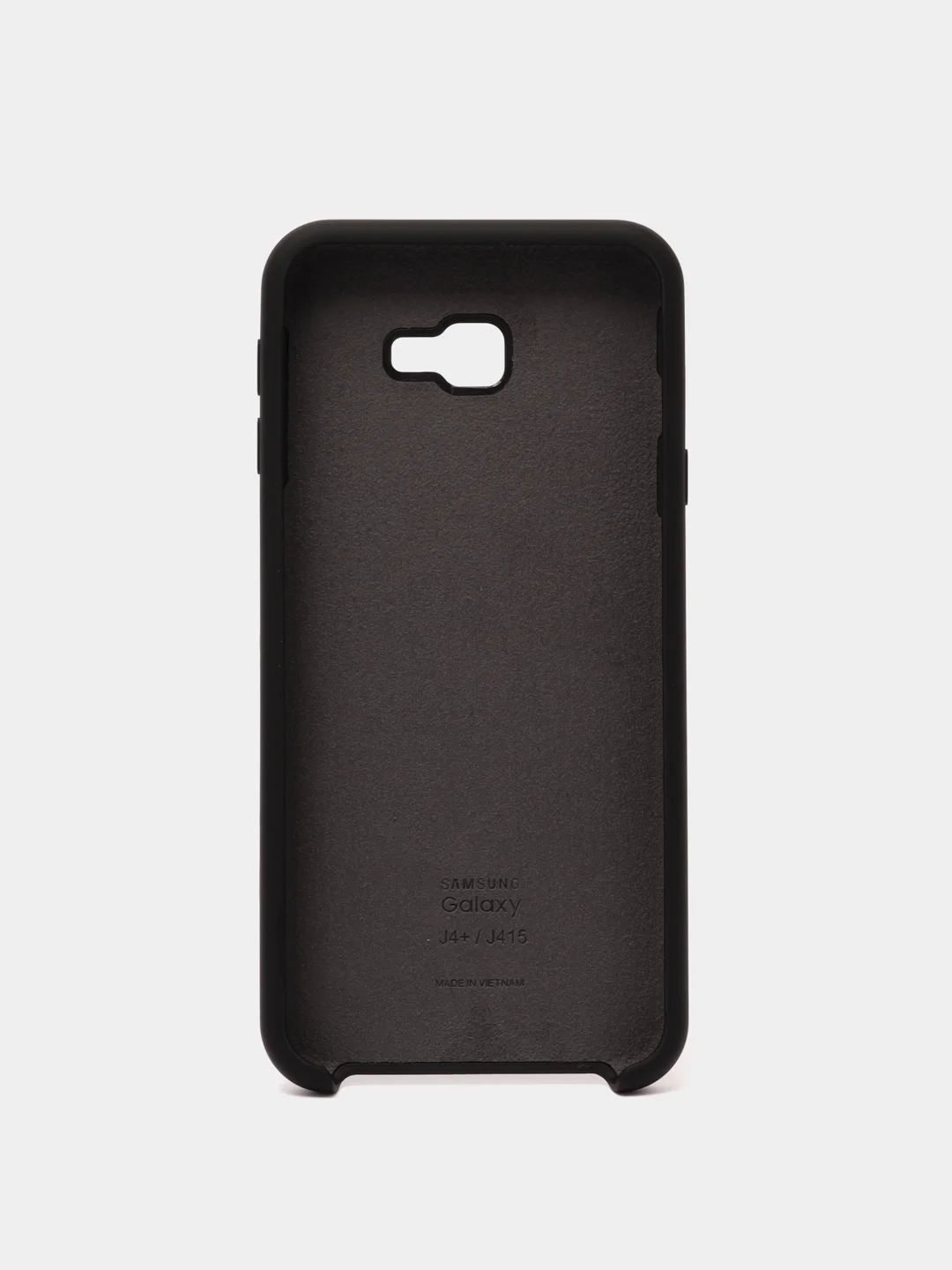Черный чехол Silicone Cover Case для Samsung Galaxy J4 Plus, J4 Prime, J6 Plus, J6 Prime, J4 2018