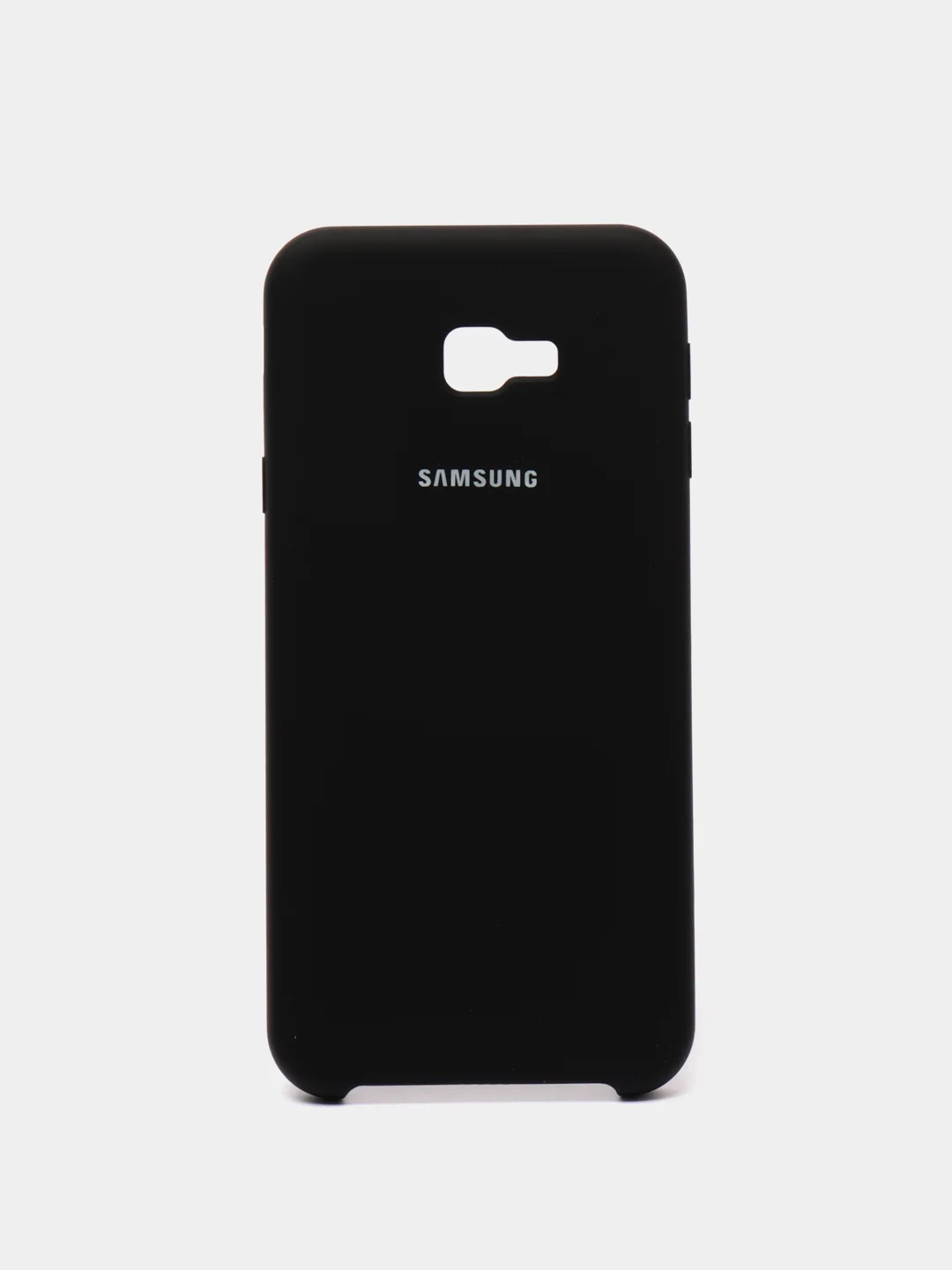 Черный чехол Silicone Cover Case для Samsung Galaxy J4 Plus, J4 Prime, J6 Plus, J6 Prime, J4 2018