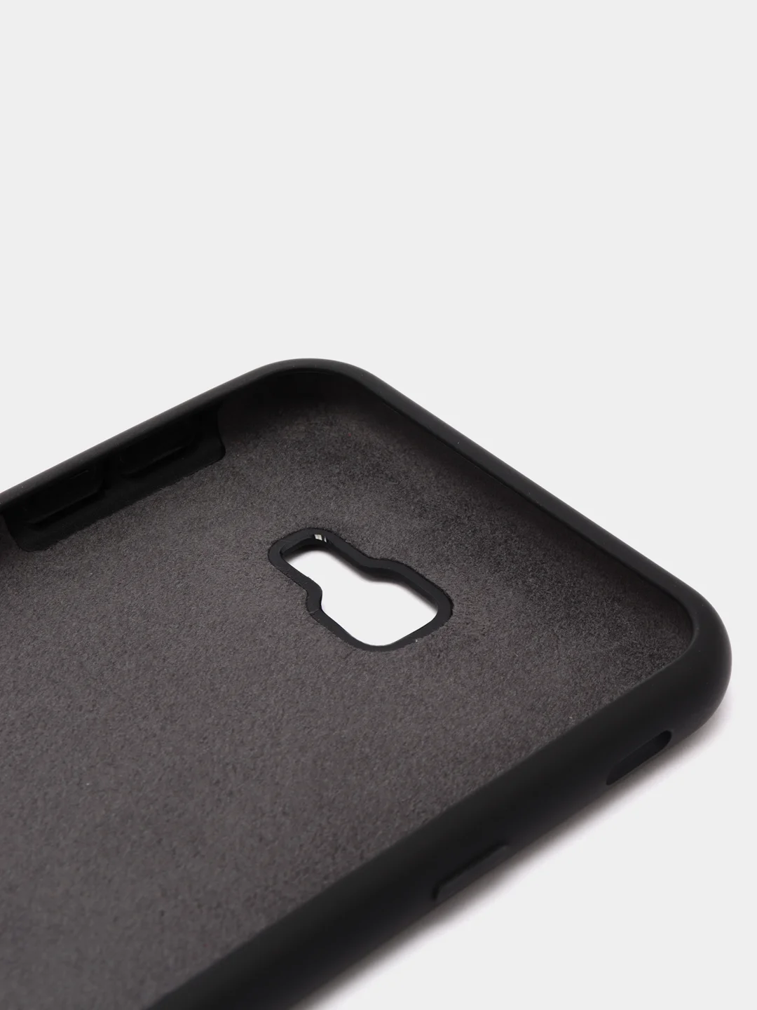 Черный чехол Silicone Cover Case для Samsung Galaxy J4 Plus, J4 Prime, J6 Plus, J6 Prime, J4 2018