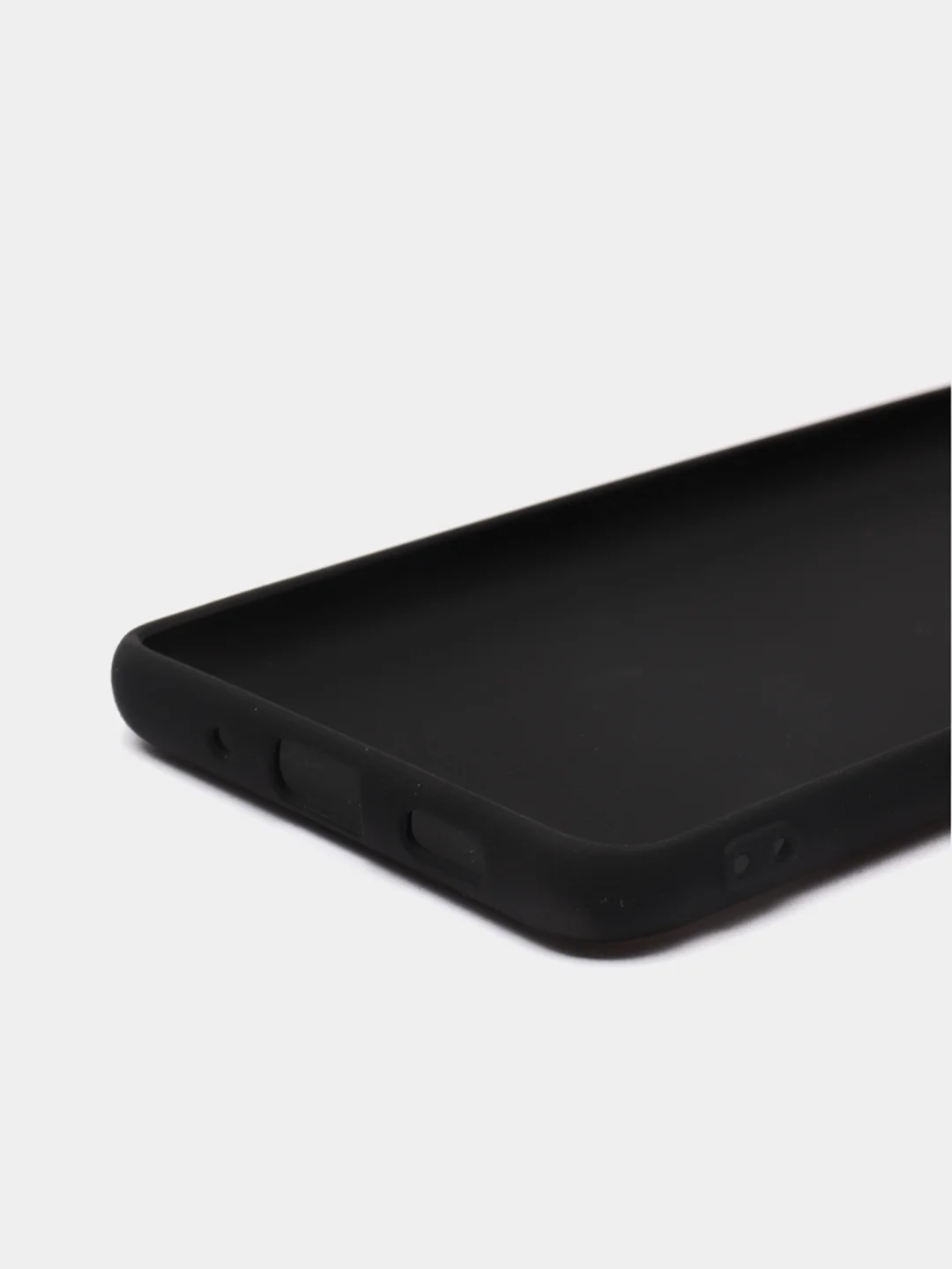 Черный чехол на Samsung Galaxy S20 Ultra силиконовый, цветной, матовый, противоударный