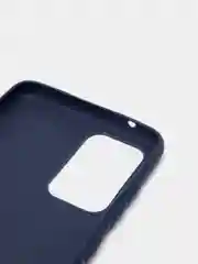 Синий чехол Samsung Galaxy A52 силиконовый матовый, цветной