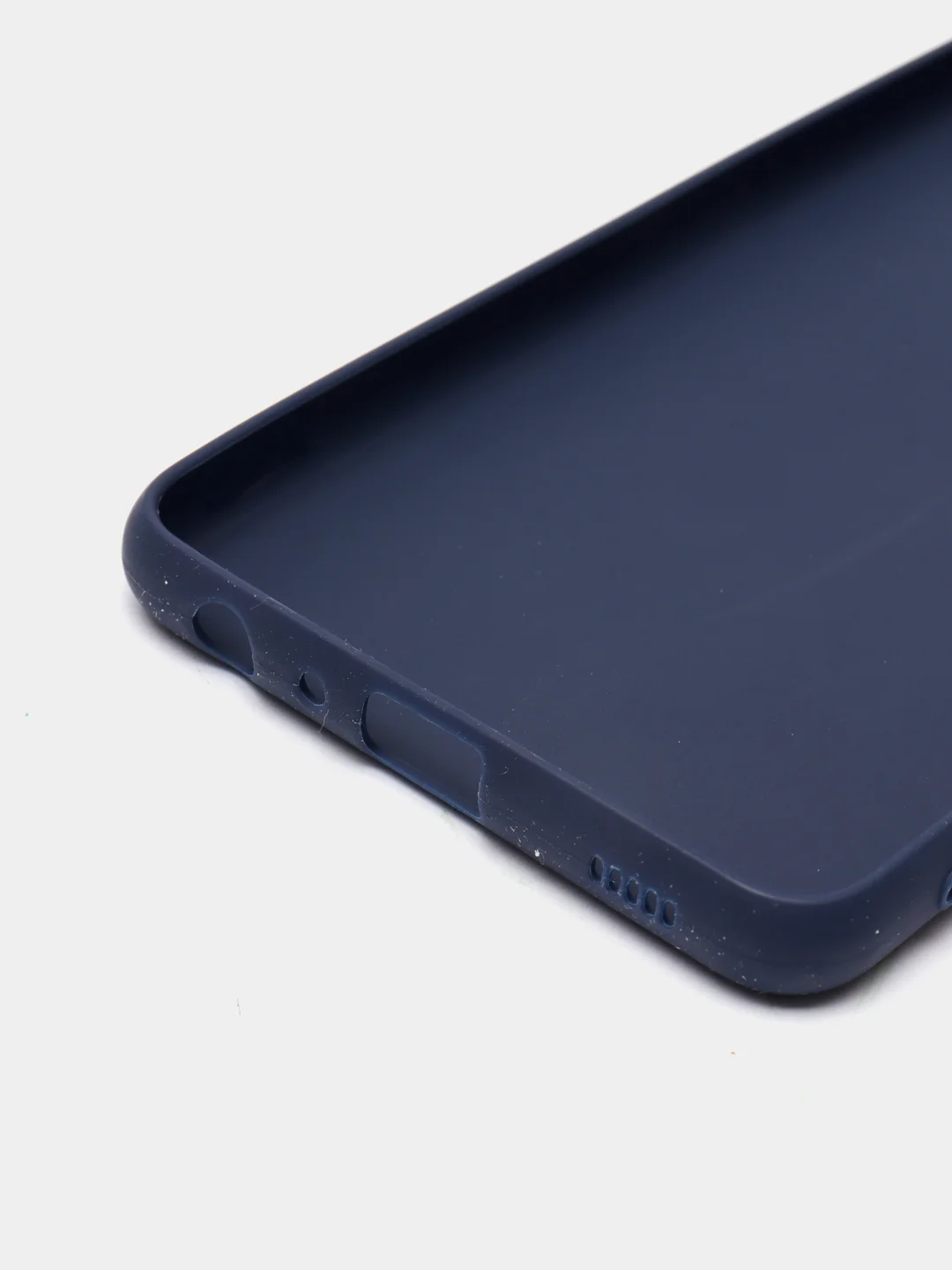 Синий чехол Samsung Galaxy A52 силиконовый матовый, цветной