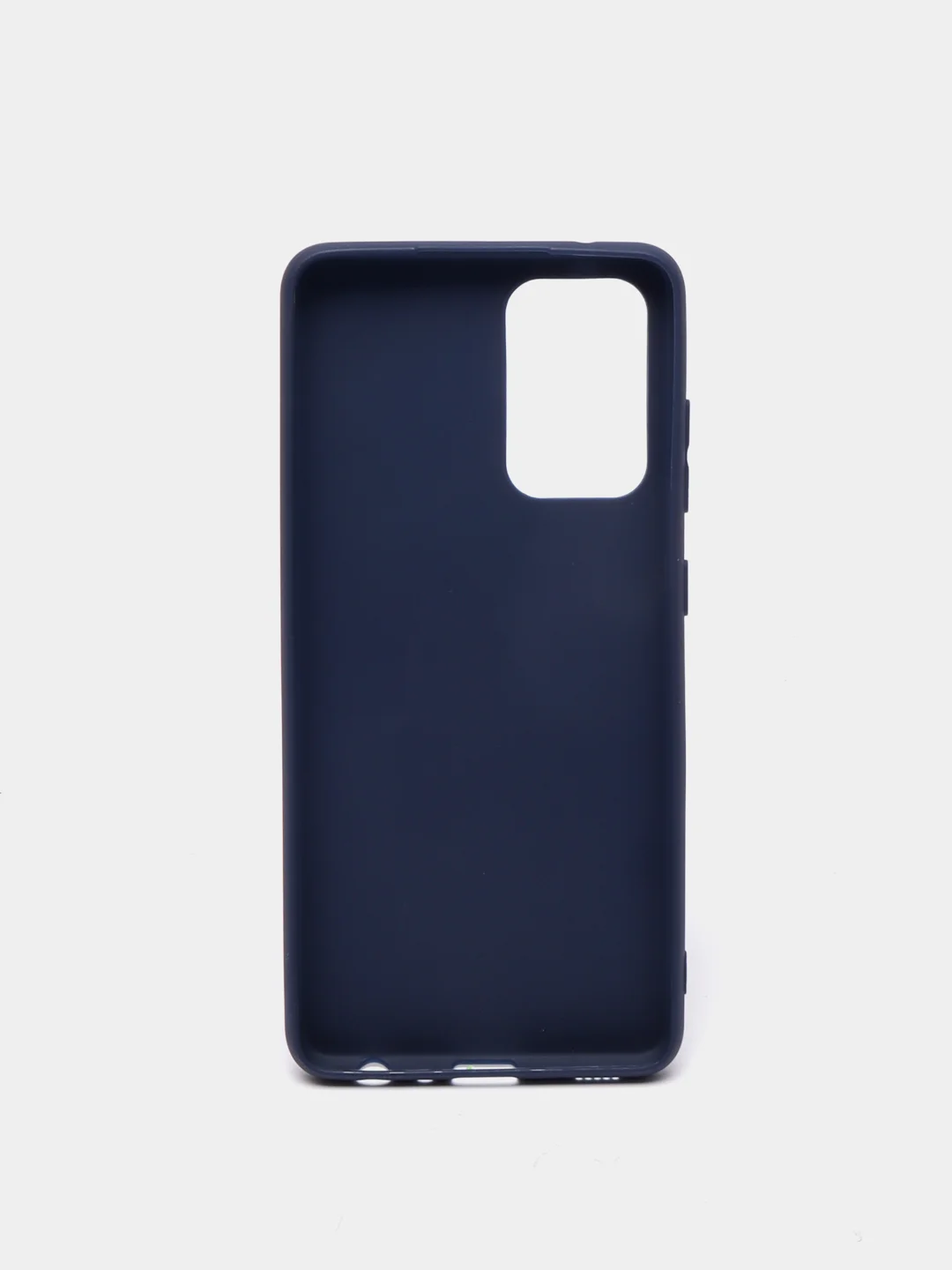 Синий чехол Samsung Galaxy A52 силиконовый матовый, цветной