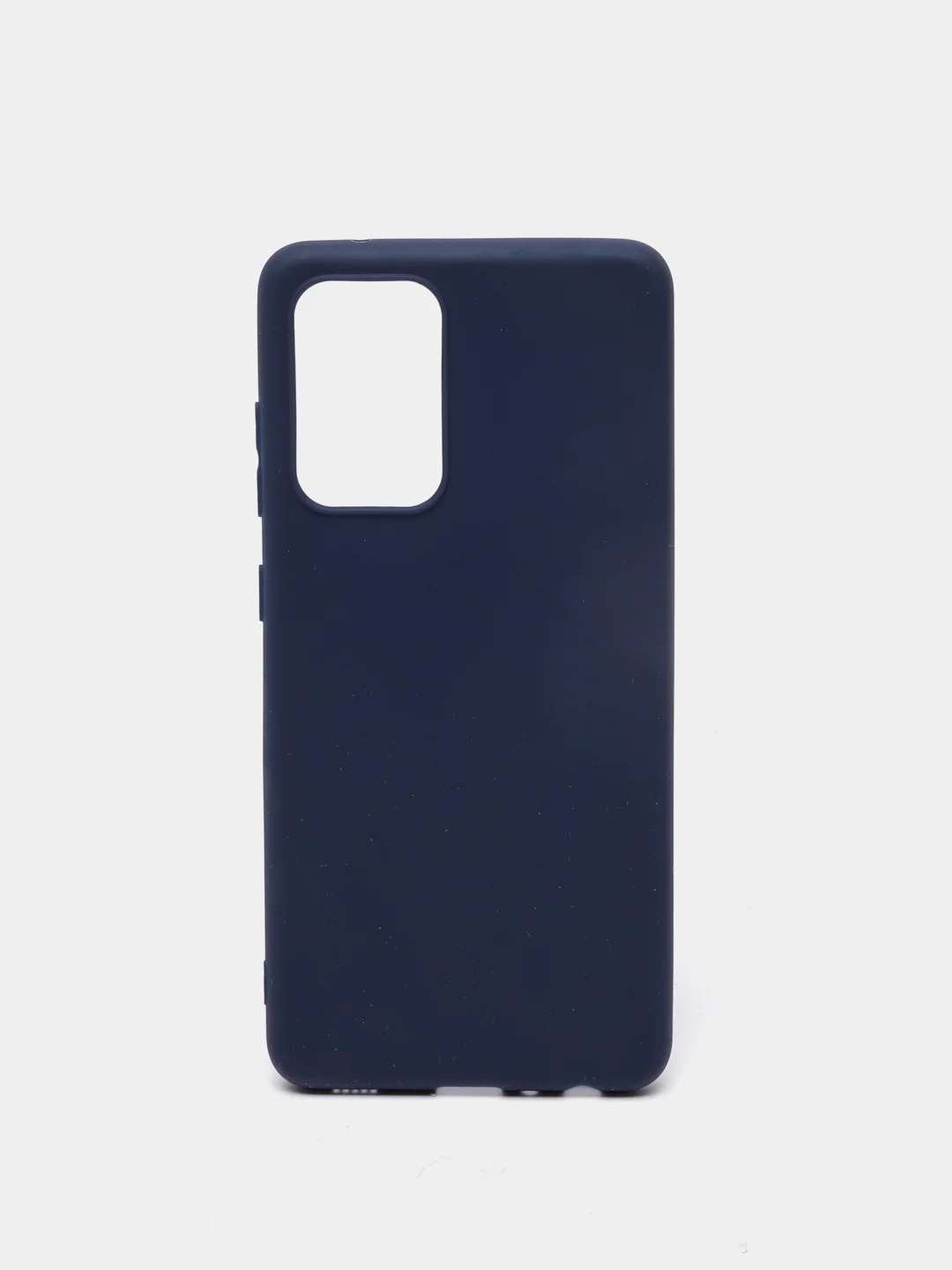 Синий чехол Samsung Galaxy A52 силиконовый матовый, цветной