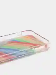 Оливковый чехол iPhone X / Xs силиконовый переливающийся жидкий с блестками